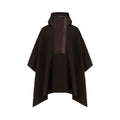 Brown Scarf-Style Jacket
