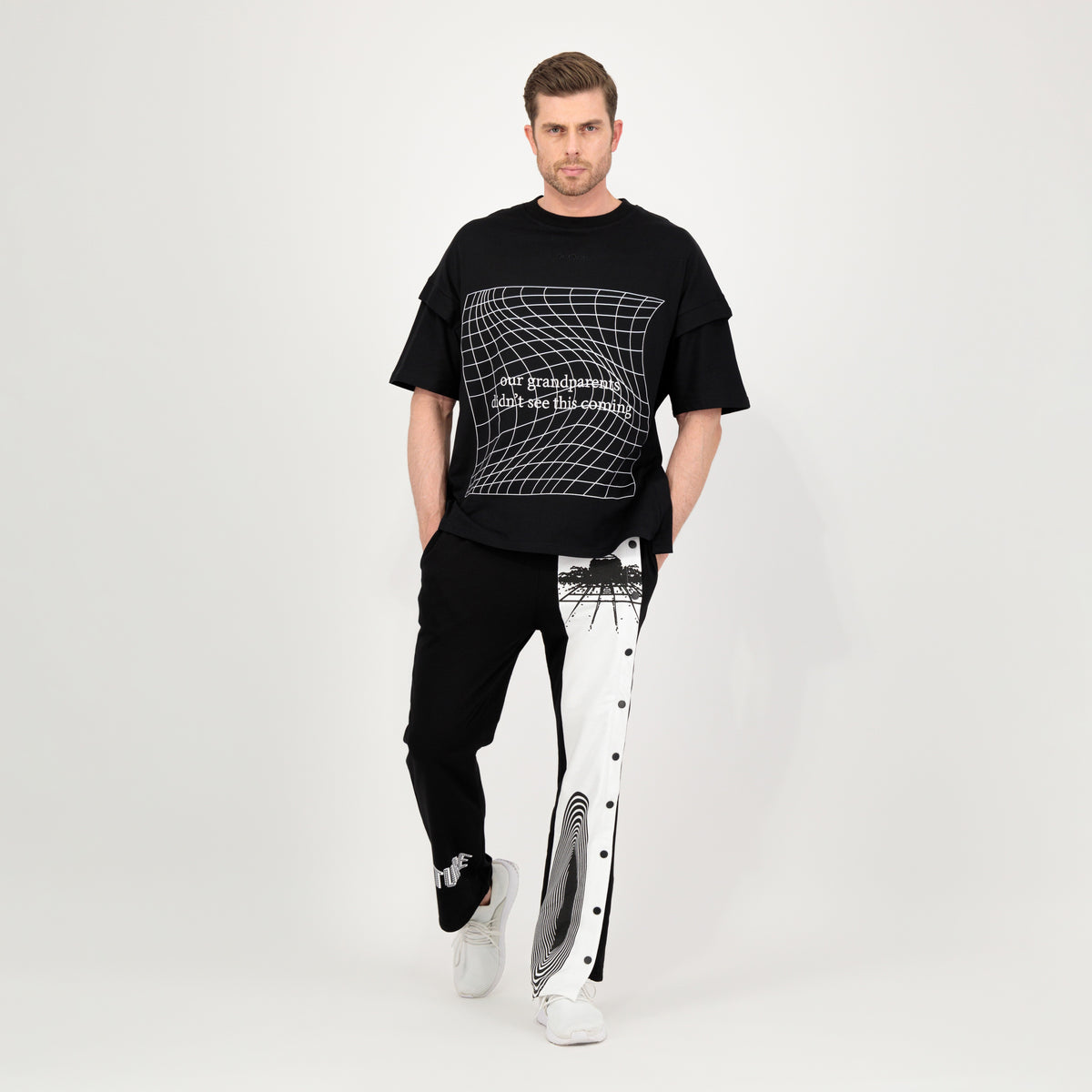Black & White Sweatpants | Back to the Future Collection