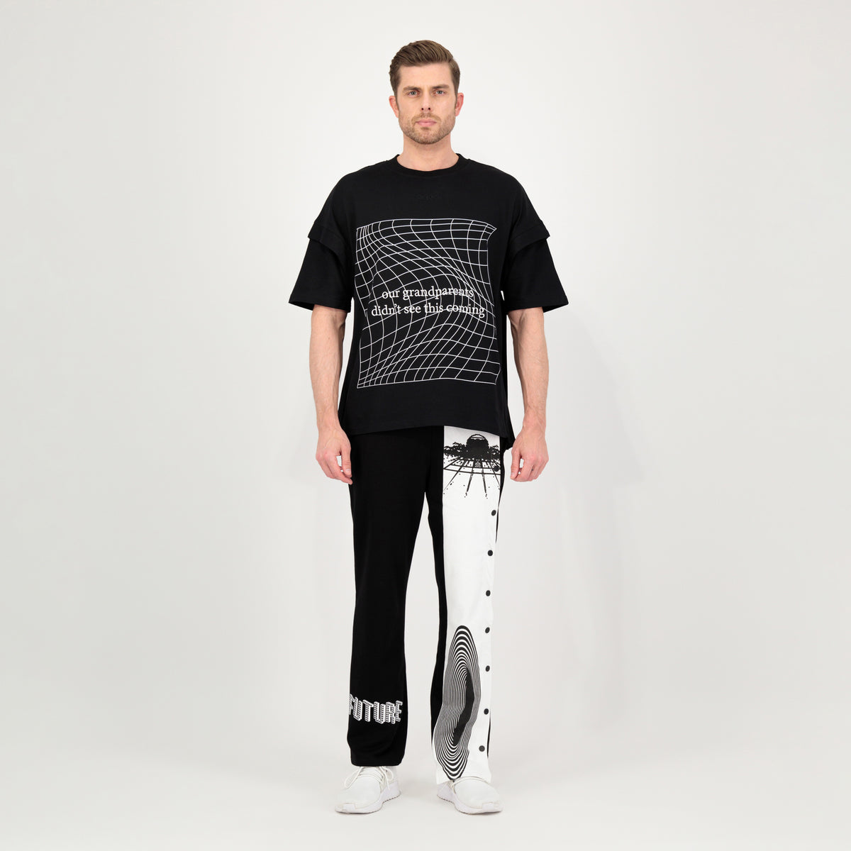 Black & White Sweatpants | Back to the Future Collection
