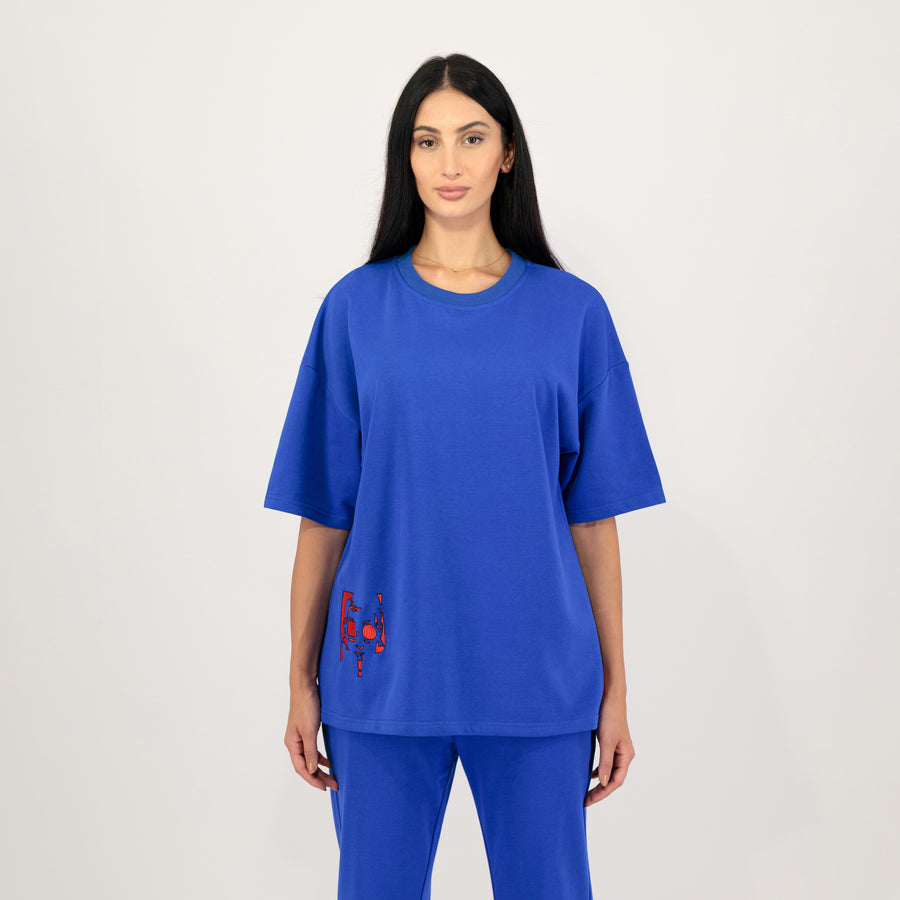 Blue T-shirt - Back to the Future collection