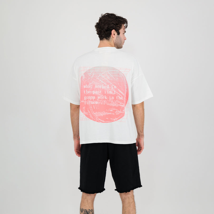 White T-shirt - Back to the Future collection