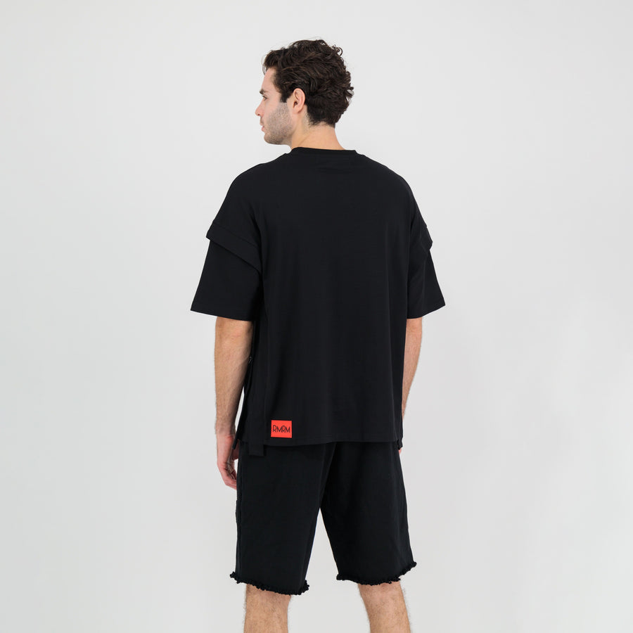 Black T-shirt - Back to the Future collection