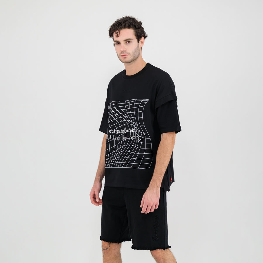 Black T-shirt - Back to the Future collection