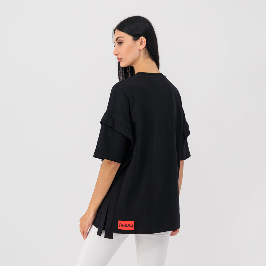 Black T-shirt - Back to the Future collection