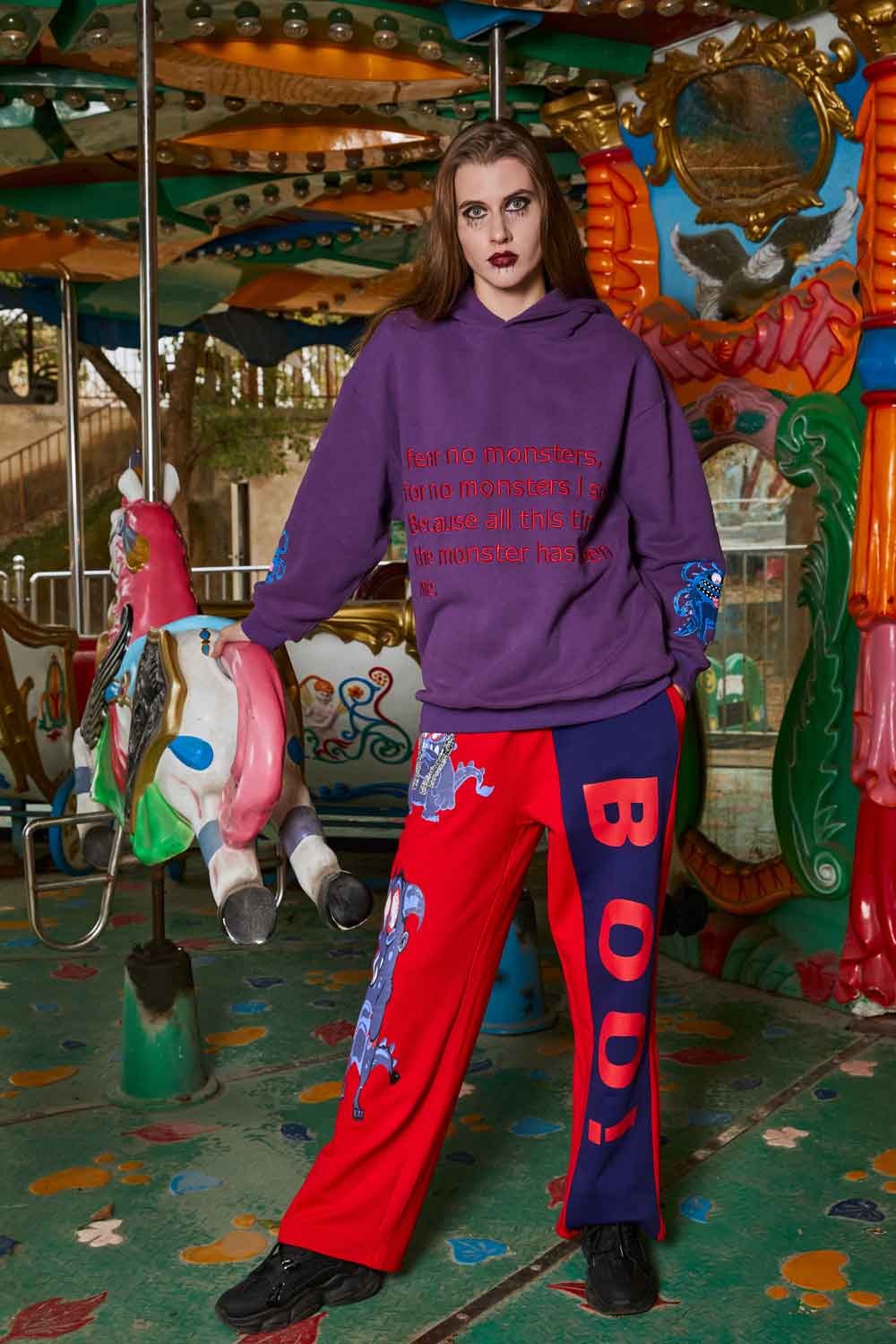 Purple Hoodie | Monsters Collection