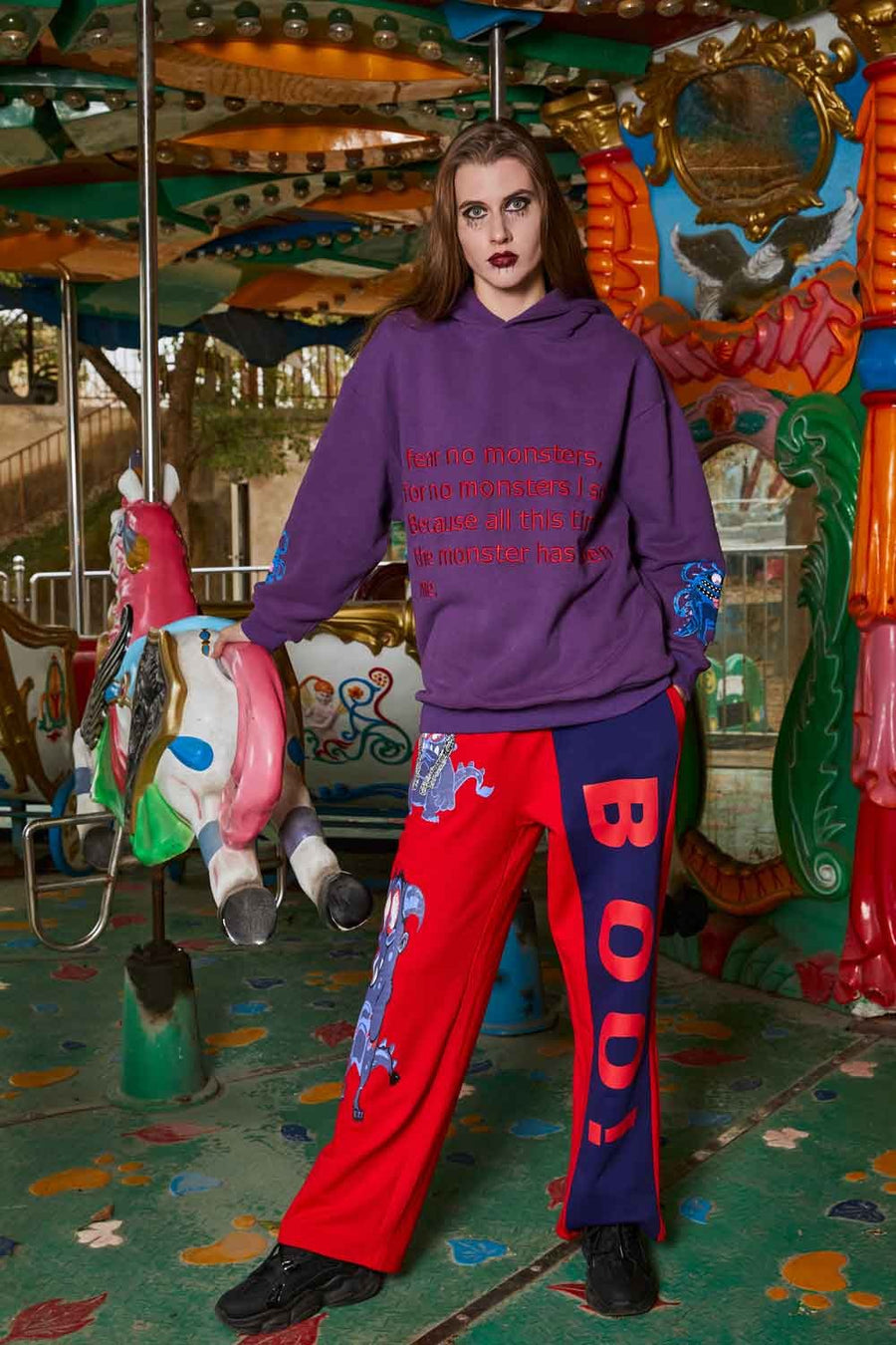 Purple Hoodie - Monsters Collection