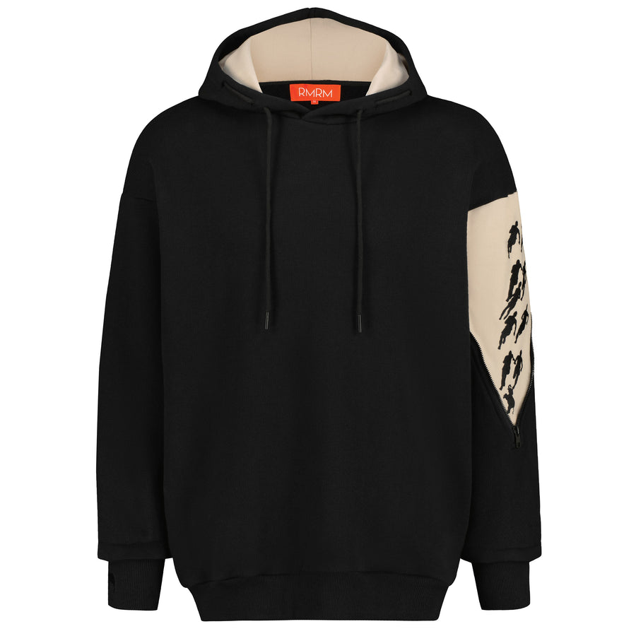 Black Hoodie - Surrealism Art Collection