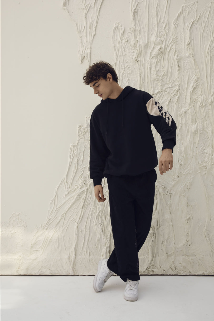 Black Hoodie - Surrealism Art Collection