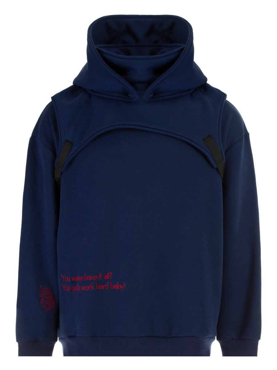 Blue 3-piece Hoodie - Golden Hands Collection