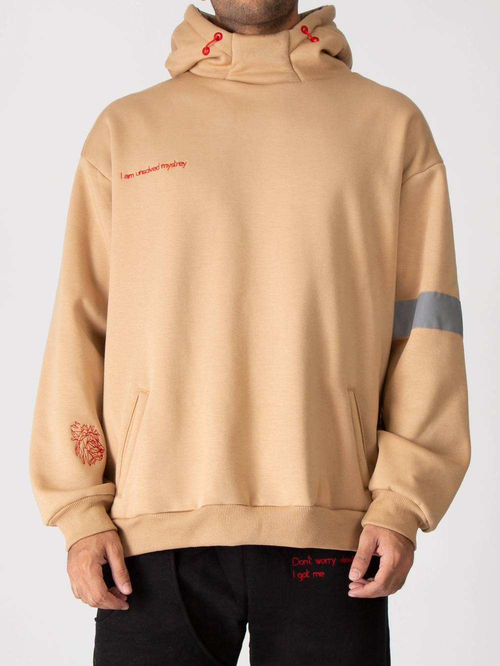 Beige Hoodie | Golden Hands Collection
