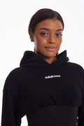 Corset-Style Cropped Hoodie | Doll x RMRM